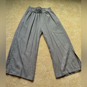 SAVVI Cropped wide legged pant